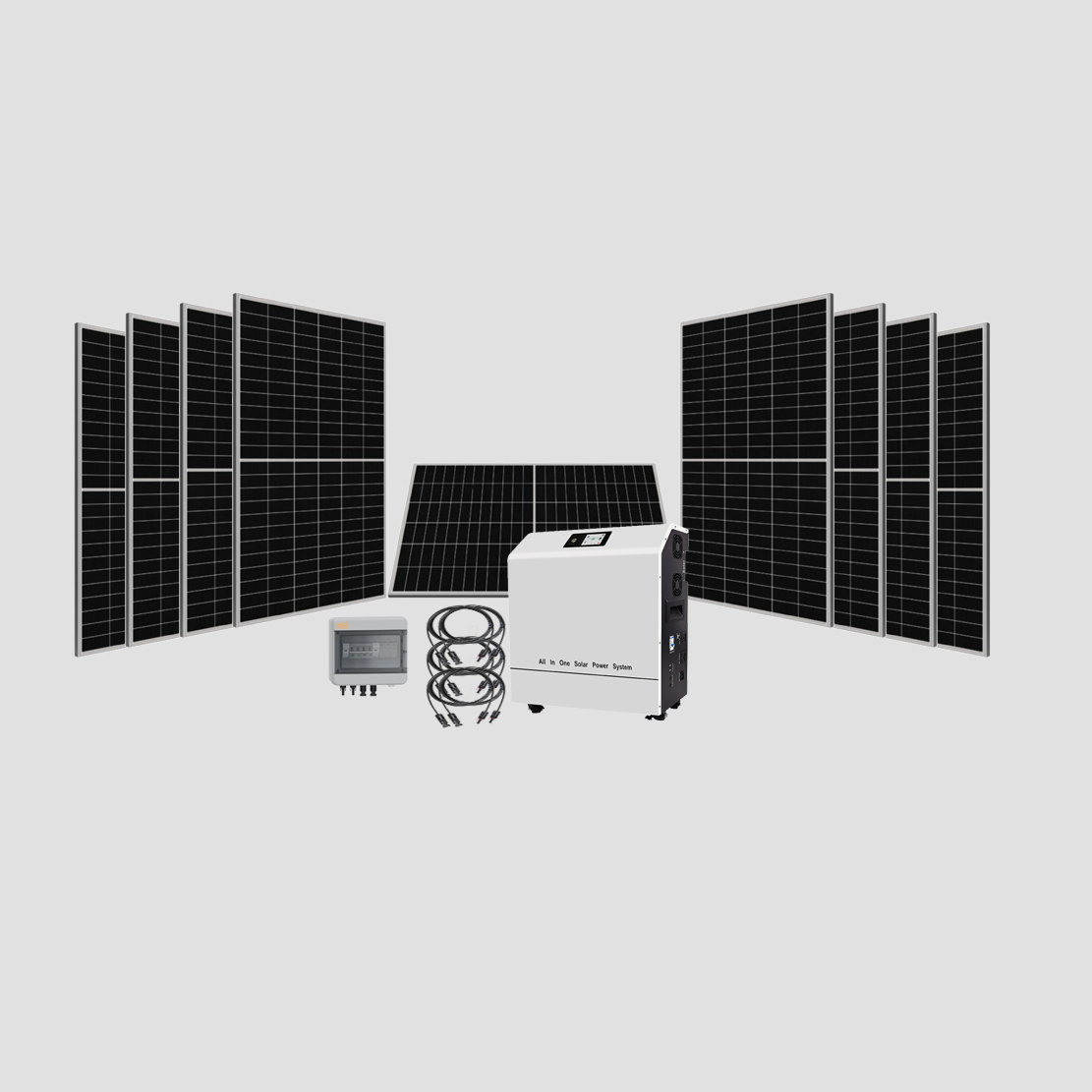 4,05 kWp Solar Bundle EASY 1.9, 9 Solar panels and All-in-one ...